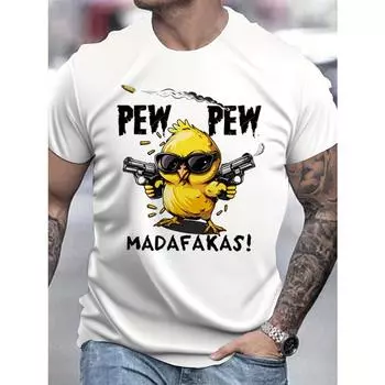 Летняя мужская и женская футболка свободного покроя из 100% чистого хлопка, свободного покроя, с принтом в виде крутой девушки из мультфильма, с круглым вырезом и короткими рукавами XS