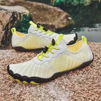 Летняя мужская и женская обувь для активного отдыха на открытом воздухе, дышащая и износостойкая обувь для альпинизма, быстросохнущая обувь для ручья, забродная обувь 36 розовый