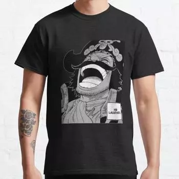 Летняя мужская мода повседневная с короткими рукавами цельная черная футболка Roger Laugh большие футболки S синий