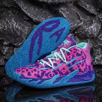 Летняя мужская мода, высококачественная баскетбольная обувь, дышащая спортивная обувь, теннисные кроссовки 36 розы красного