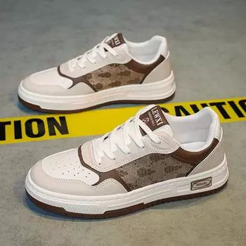 Летняя мужская обувь, дышащая, модная, повседневная обувь на плоской подошве, универсальная спортивная обувь для мужчин, новый стиль 2025 года 39 синий