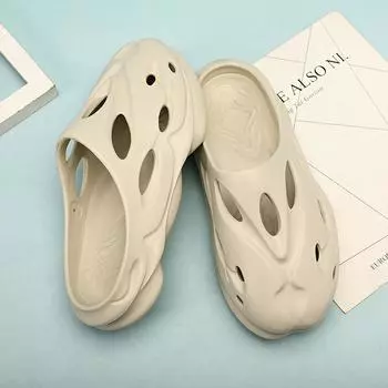 Летняя мужская обувь, легкие белые сандалии, тапочки, легкая мужская обувь, повседневные роскошные сандалии, домашняя и уличная пляжная обувь 40