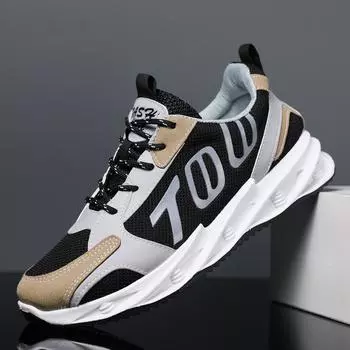 Летняя мужская обувь. Модные все модные легкие удобные спортивные одинарные туфли. Молодежная повседневная обувь для папы. 39