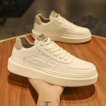 Летняя мужская обувь, новая толстая подошва, дышащая, модная обувь, универсальная спортивная, износостойкая, повседневная спортивная обувь для мужчин 39