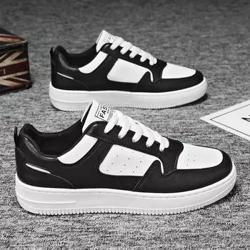 Летняя мужская обувь, новые дышащие белые повседневные спортивные туфли, модные универсальные студенческие туфли в корейском стиле с толстой подошвой 39