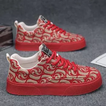 Летняя мужская обувь, новые дышащие парусиновые туфли, мужская корейская версия, модная универсальная спортивная повседневная обувь на платформе, обувь для скейтбординга, модная обувь 39