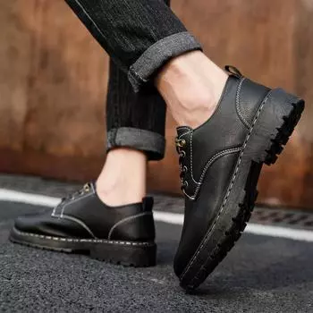 Летняя мужская обувь, противоскользящая, водонепроницаемая, маслостойкая, обувь для поваров, повседневная обувь из кожи для работы, черная рабочая обувь для защиты труда 39