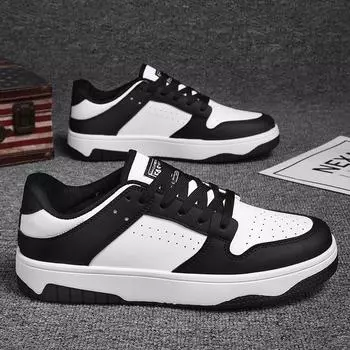 Летняя мужская обувь с мужскими повседневными кожаными ботинками, спортивная обувь для сноуборда, мужская удобная модная обувь небольшого размера белого цвета 39