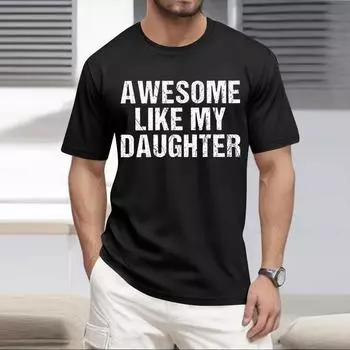 Летняя мужская популярная футболка с круглым вырезом и коротким рукавом с принтом XXXL чёрный