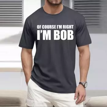 Летняя мужская популярная футболка с круглым вырезом и коротким рукавом с принтом M