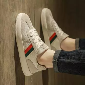 Летняя мужская повседневная обувь, модные новые туфли для доски, сетчатые дышащие белые туфли, улучшенное чувство моральной подготовки, мужская обувь Форрест Гамп 39