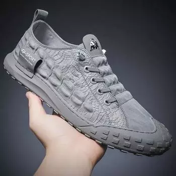 Летняя мужская повседневная обувь Спортивная обувь Модная обувь для прогулок на открытом воздухе Мужская обувь Высококачественная обувь Кроссовки Популярные мужские кроссовки 38 чёрный