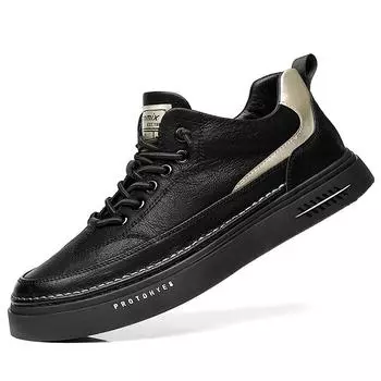 Летняя мужская резиновая нескользящая спортивная обувь, модные мужские кроссовки с дышащей подкладкой, кожаная обувь высокого качества для мужчин 44 белый