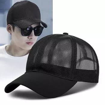 Летняя мужская шляпа с ажурными полями, дышащая сетчатая кепка для спорта на открытом воздухе, солнцезащитный крем для бейсбола, женская шляпа от солнца