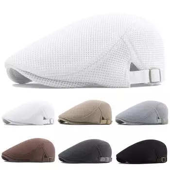 Летняя мужская шляпа с защитой от солнца, регулируемая Ascot Cabbie