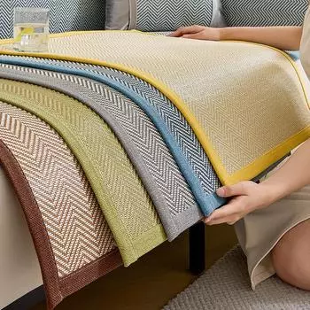 Летняя новая китайская подушка для дивана, диван из палисандра, летний коврик, крутая подушка, летний стиль, нескользящий чехол для дивана 60*60