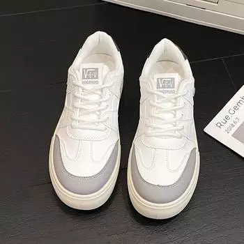 Летняя новая круглая головка студенческая универсальная спортивная и досуговая женская обувь 35 серый