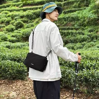 Летняя новая маленькая сумка-мессенджер, сумка для альпинизма на открытом воздухе, женская легкая нагрудная сумка, поясная сумка, простая сумка через плечо чёрный