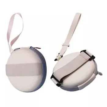 Летняя новая модная круглая сумка для очков, складные очки, высококачественная сумка для хранения на воздушной подушке с застежкой-молнией