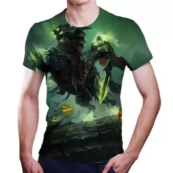 Летняя новая модная мужская футболка, одежда Heavy Metal Rock, 3D-принтованные мужские рубашки, уличный стиль, короткий рукав, большой размер S