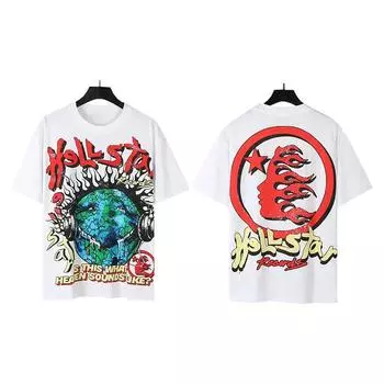 Летняя новая модная мужская и женская футболка с коротким рукавом, свободная футболка в уличном стиле с 3D-принтом больших размеров S