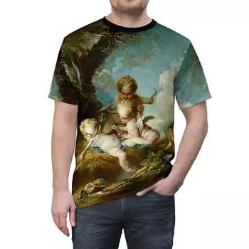 Летняя новая мужская футболка, повседневная, крутая, с 3D-цифровым принтом, футболки для мужчин, короткий рукав, свободная мужская одежда S чёрный