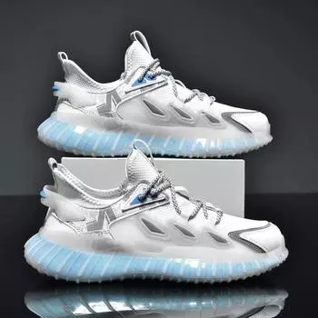 Летняя новая мужская обувь высокого качества, кроссовки, повседневная обувь 39 чёрный