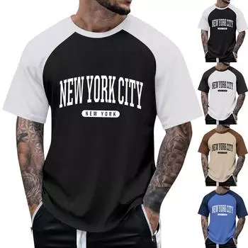 Летняя новая мужская повседневная повседневная рубашка реглан с коротким рукавом и универсальной нижней рубашкой XL хаки