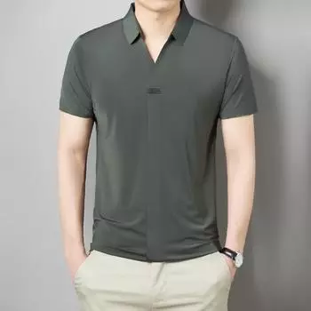 Летняя новая мужская свободная повседневная тонкая мужская футболка с короткими рукавами и короткими рукавами, простая модная футболка для мужчин