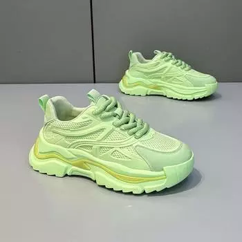 Летняя новая обувь 2024 года для мужчин, летние дышащие трикотажные кроссовки, удобные молодежные крутые повседневные спортивные туфли на шнуровке 39 чёрный