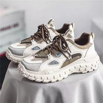 Летняя новая обувь, модные сандалии с большой сеткой и толстой подошвой, модные туфли для папы 40 чёрный