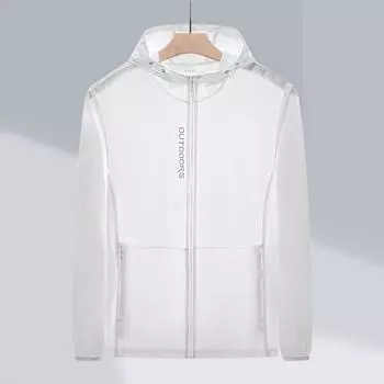 Летняя новая повседневная свободная одежда для защиты от солнца, мужская тонкая лоскутная цветная дышащая кожаная куртка с капюшоном, верхняя мужская одежда M