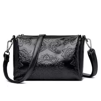 Летняя новая сумка через плечо в китайском стиле с тиснением женская сумка высокого класса сумка для мам маленькая квадратная сумка