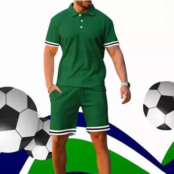 Летняя новая свободная футболка с короткими рукавами для мужчин, повседневный спортивный быстросохнущий комплект, модный комплект M белый