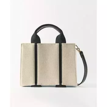 Летняя новая женская сумка-тоут Premium Sense Black Spell White Mini Canvas City Shoulder Tote Crossbody Bag