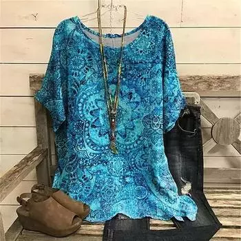 Летняя новинка с 3D цветочным принтом, О-образным вырезом, коротким рукавом и круглым вырезом, женская футболка, модные топы, повседневная свободная повседневная уличная одежда S