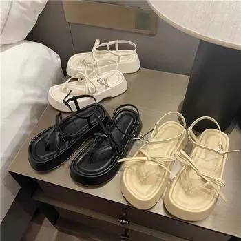 Летняя обувь 2022 для женщин, сандалии, шлепанцы на платформе, роскошные дизайнерские сандалии, женские повседневные удобные элегантные сандалии для вечеринок 35 жёлтый