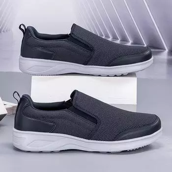 Летняя обувь большого размера для пожилых женщин, весенне-осенняя обувь для ходьбы для мам среднего и пожилого возраста, нескользящая мужская спортивная обувь, обувь из ткани старого Пекина с 39
