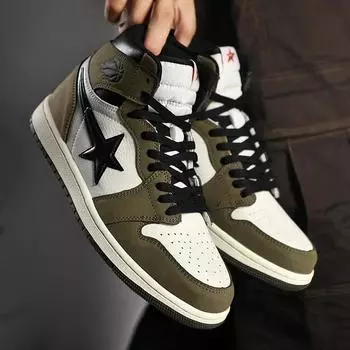 Летняя обувь для баскетбола на открытом воздухе с высоким верхом для мужчин и женщин 36