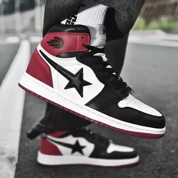 Летняя обувь для баскетбола на открытом воздухе с высоким верхом для мужчин и женщин 36