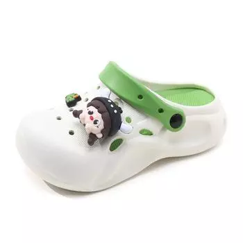 Летняя обувь eva с отверстиями женские новые дезодорирующие милые тапочки на толстой подошве с увеличением роста DIY сандалии 35-36