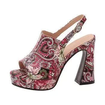 Летняя обувь Krazing Pot из искусственной кожи с открытым носком на очень высоком каблуке, водонепроницаемые современные модные женские сандалии 34 синий