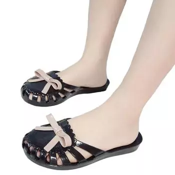 Летняя обувь в богемном стиле, женские тапочки, пляжные шлепанцы, шлепанцы 36 красный