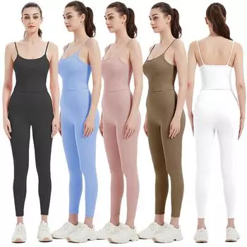 Летняя одежда для йоги, женский костюм из двух частей, красивая спинка, быстросохнущая спортивная майка, бег, тренировочная одежда для фитнеса, две части XL белый