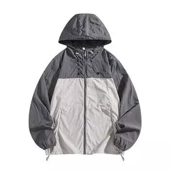 Летняя одежда для сушки на солнце для мужчин, тонкая кожа, UPF50 + кардиган, солнцезащитная одежда, устойчивая к ультрафиолетовому излучению, накидка XXXL