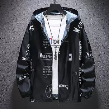 Летняя одежда для защиты от солнца, мужская куртка, ультратонкая верхняя одежда, летние повседневные свободные кардиганы с длинным рукавом и капюшоном S белый