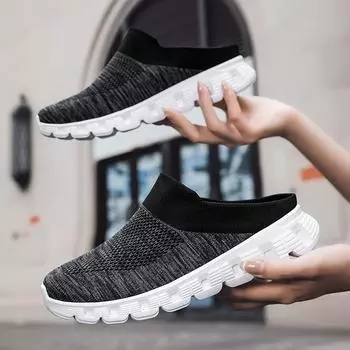 Летняя пара дышащих и легких кроссовок с подошвой Fly-Woven Socks Shoes Xiyin Explosion 35 красный