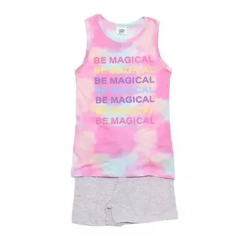 Летняя пижама на широких бретелях 23117571 девочка 16 AOS розовый