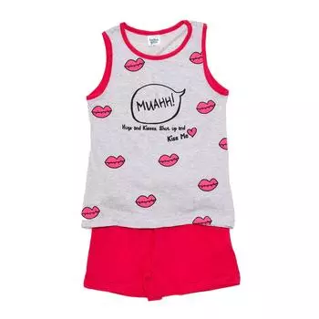 Летняя пижама на широких лямках 23117574 для девочек 16 AOS розовый