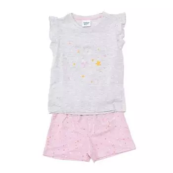 Летняя пижама с короткими рукавами 22117058 для девочек 2 AOS серый